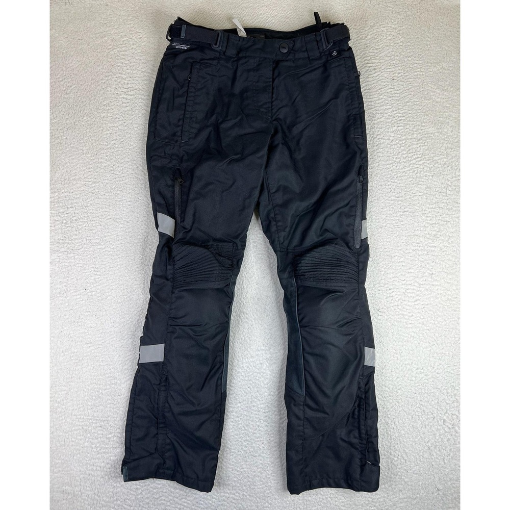 BMW Motorrad Trailguard Pants Mens 32x32 Black Motorcycle Rain Reflective Pads